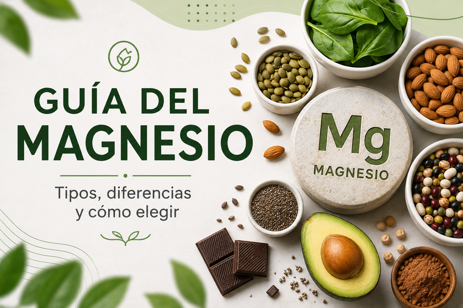 Guía del Magnesio | Macrobiótica Natura Guía del magnesio: tipos, diferencias y cómo elegir