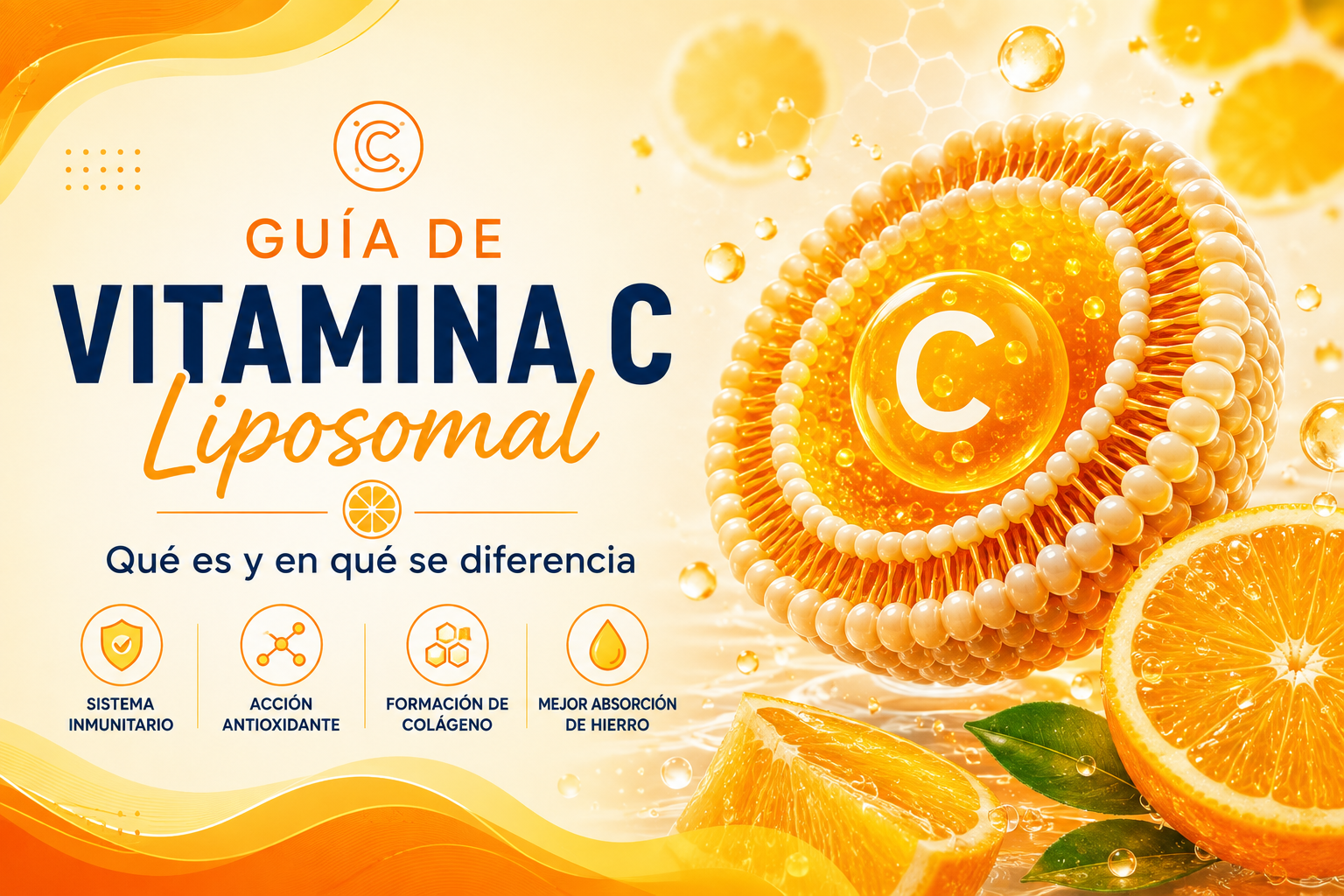 Conoce qu&eacute; es la vitamina C liposomal
